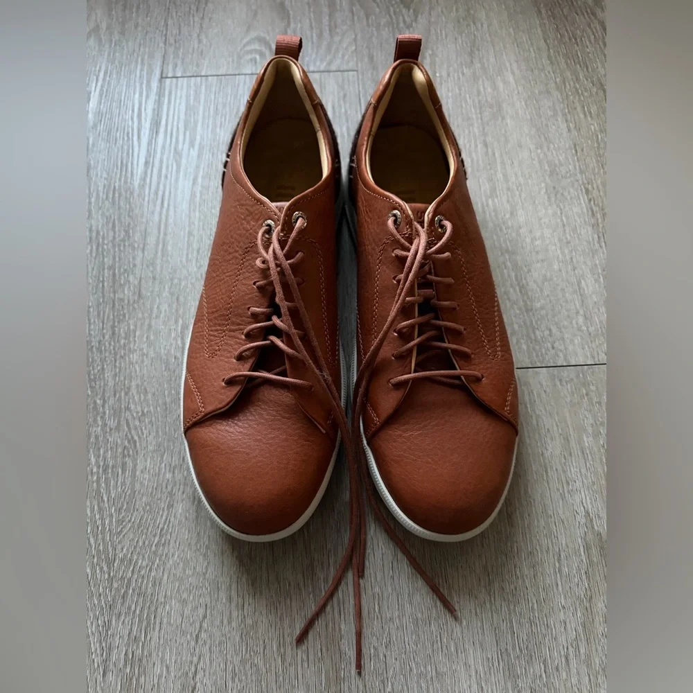 Sperry Gold Cup Richfield LTT Lace-Up Sneakers Amaretto Leather Men’s Size 10.5